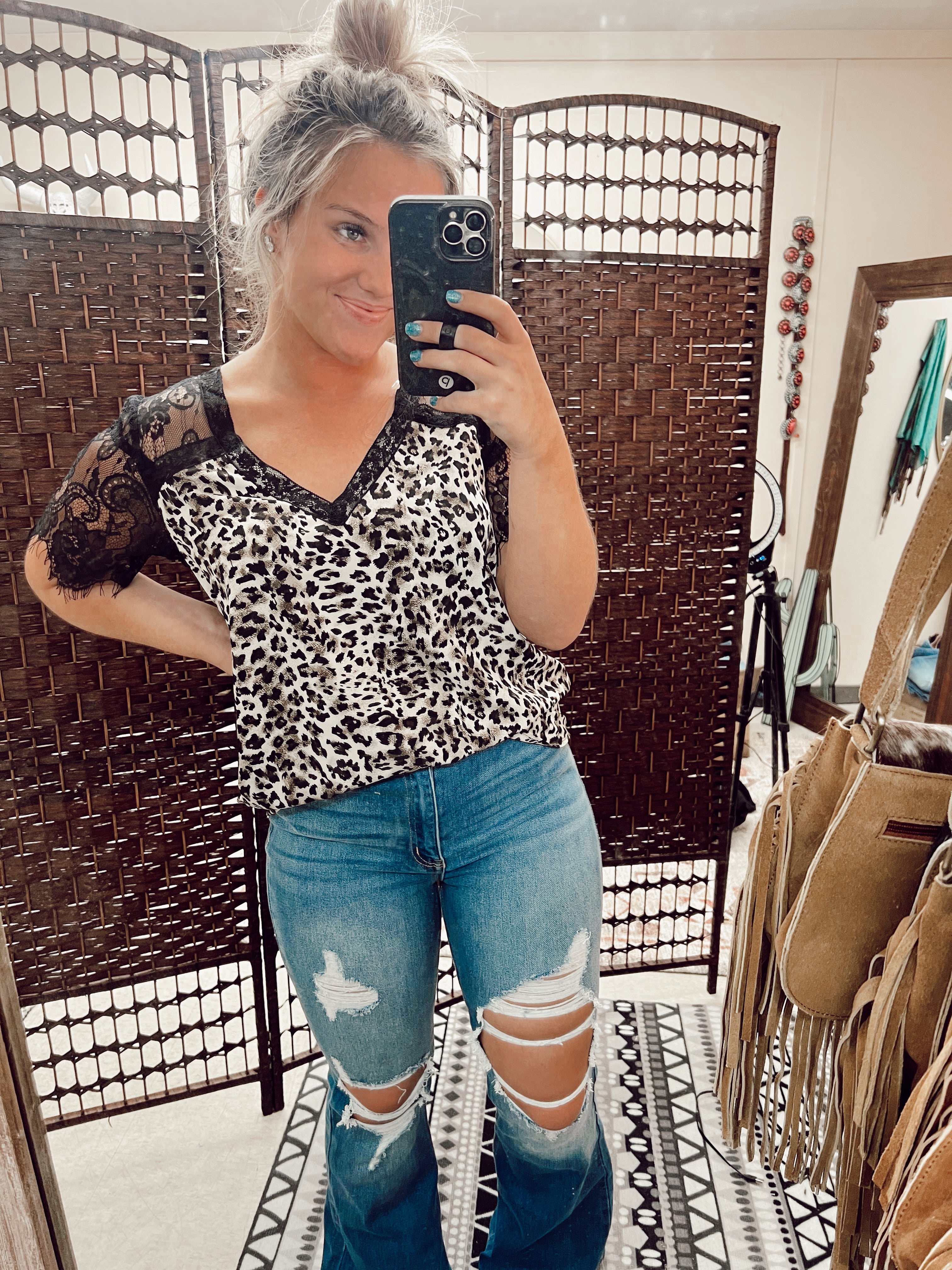 Catch me If you can Top Turquoise Traveler