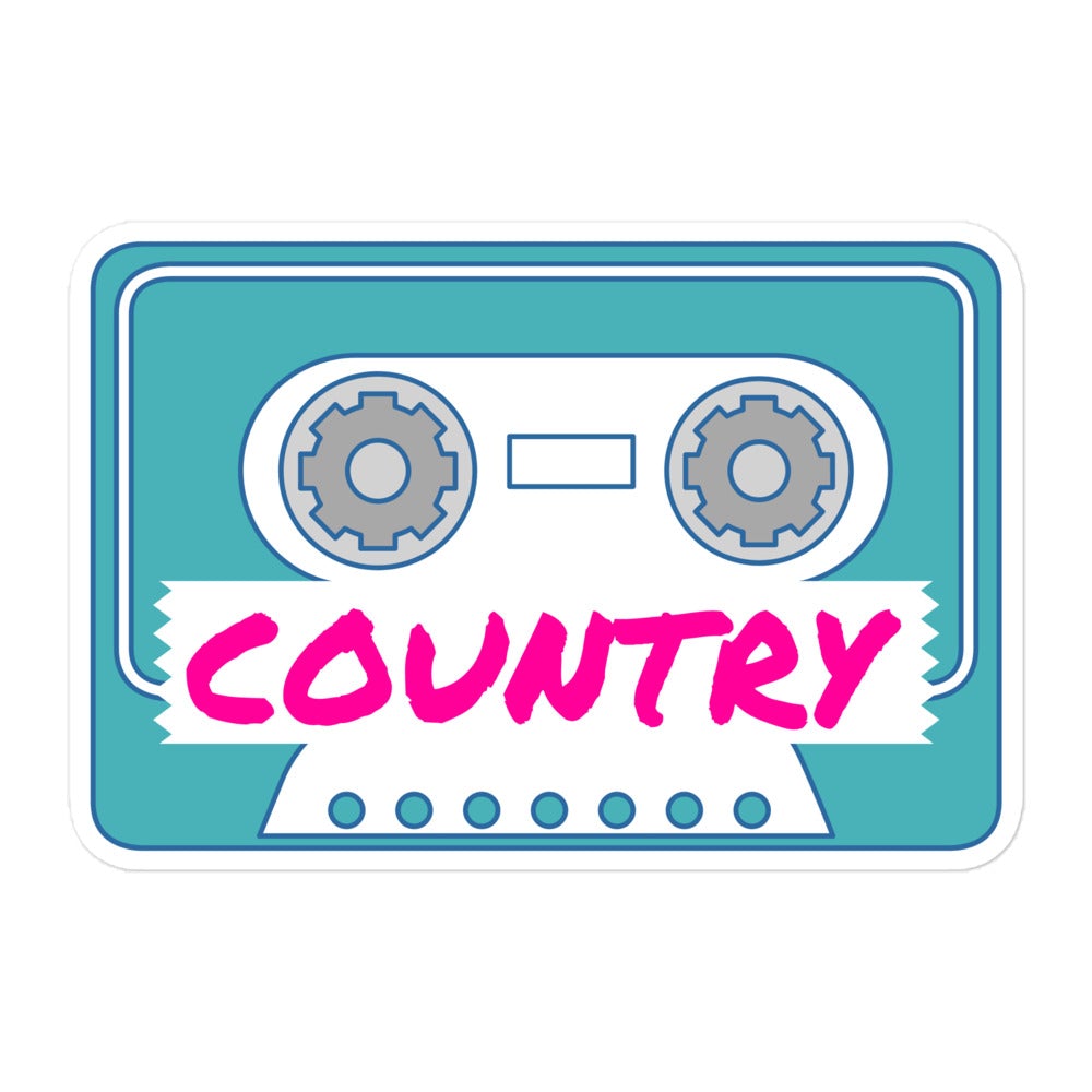 Country Music Sticker Turquoise Traveler 5.5x5.5