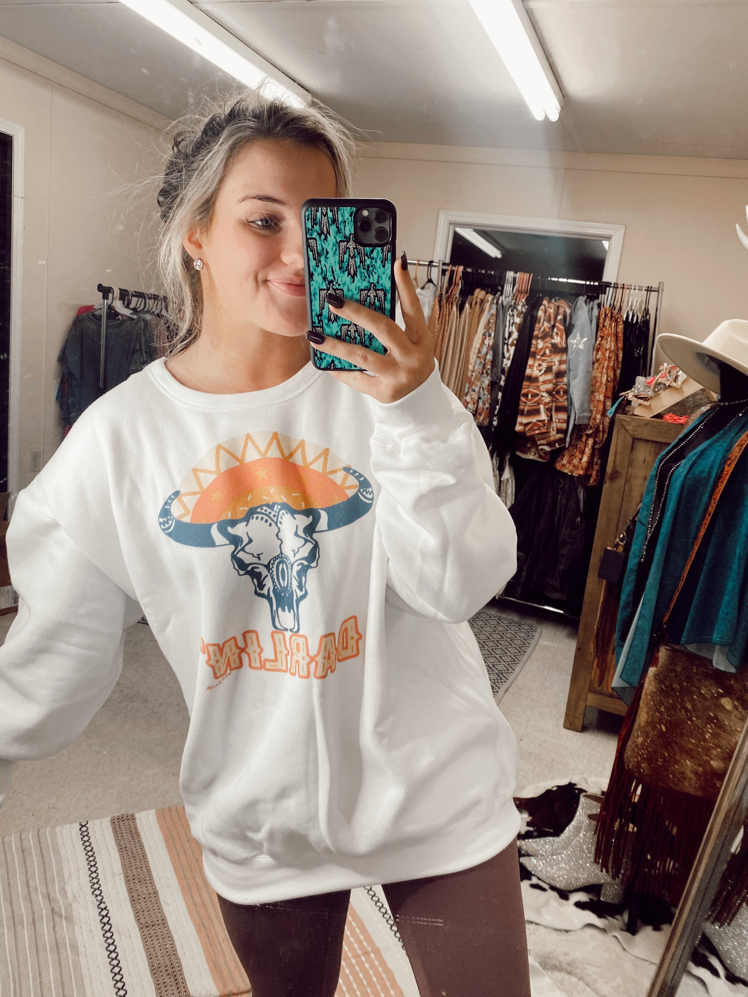 Darlin’ Pullover Turquoise Traveler