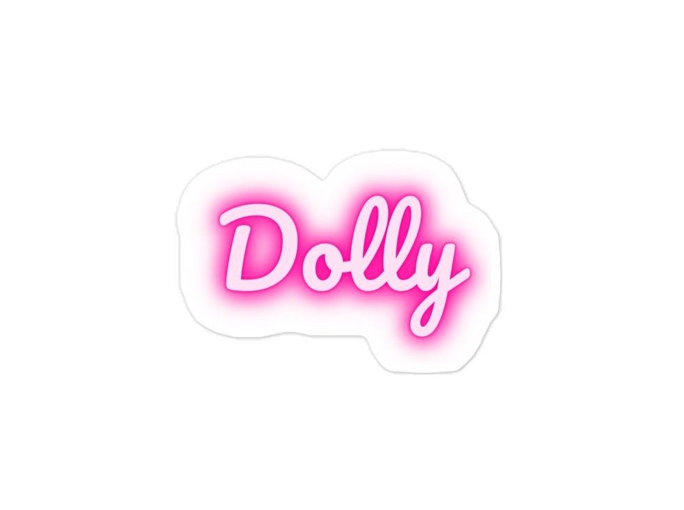 Dolly Sticker Turquoise Traveler