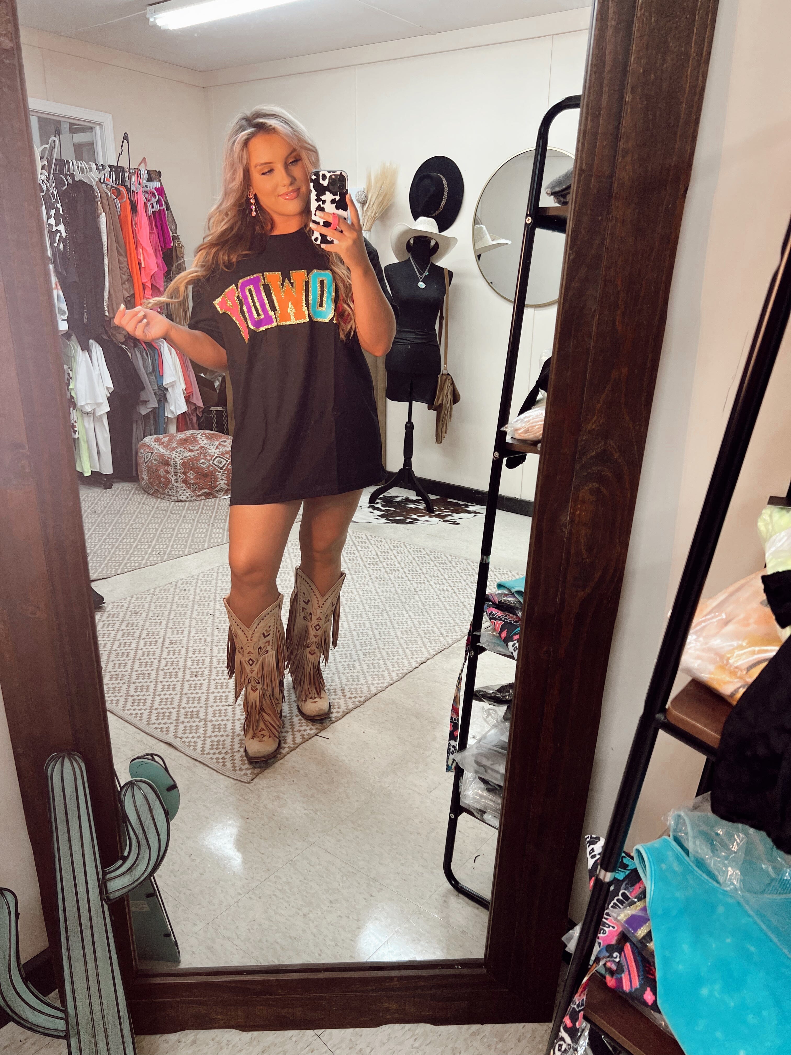 HOWDY Graphic Tee Turquoise Traveler