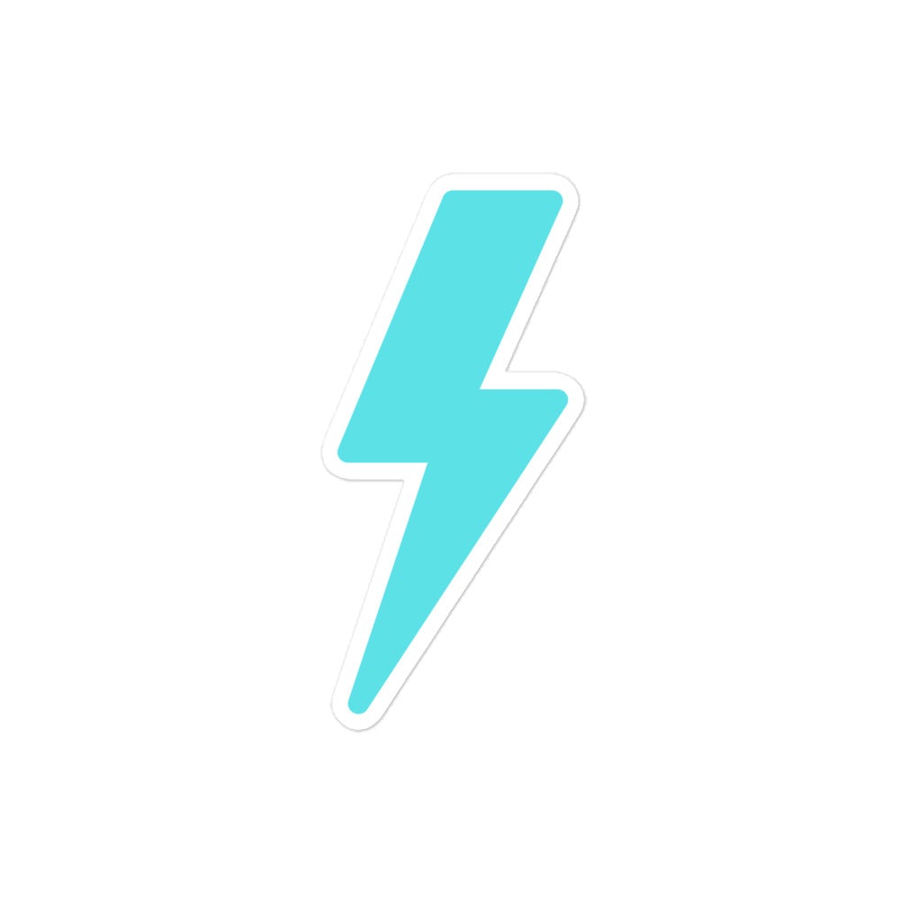 Lightning Sticker Turquoise Traveler 4x4