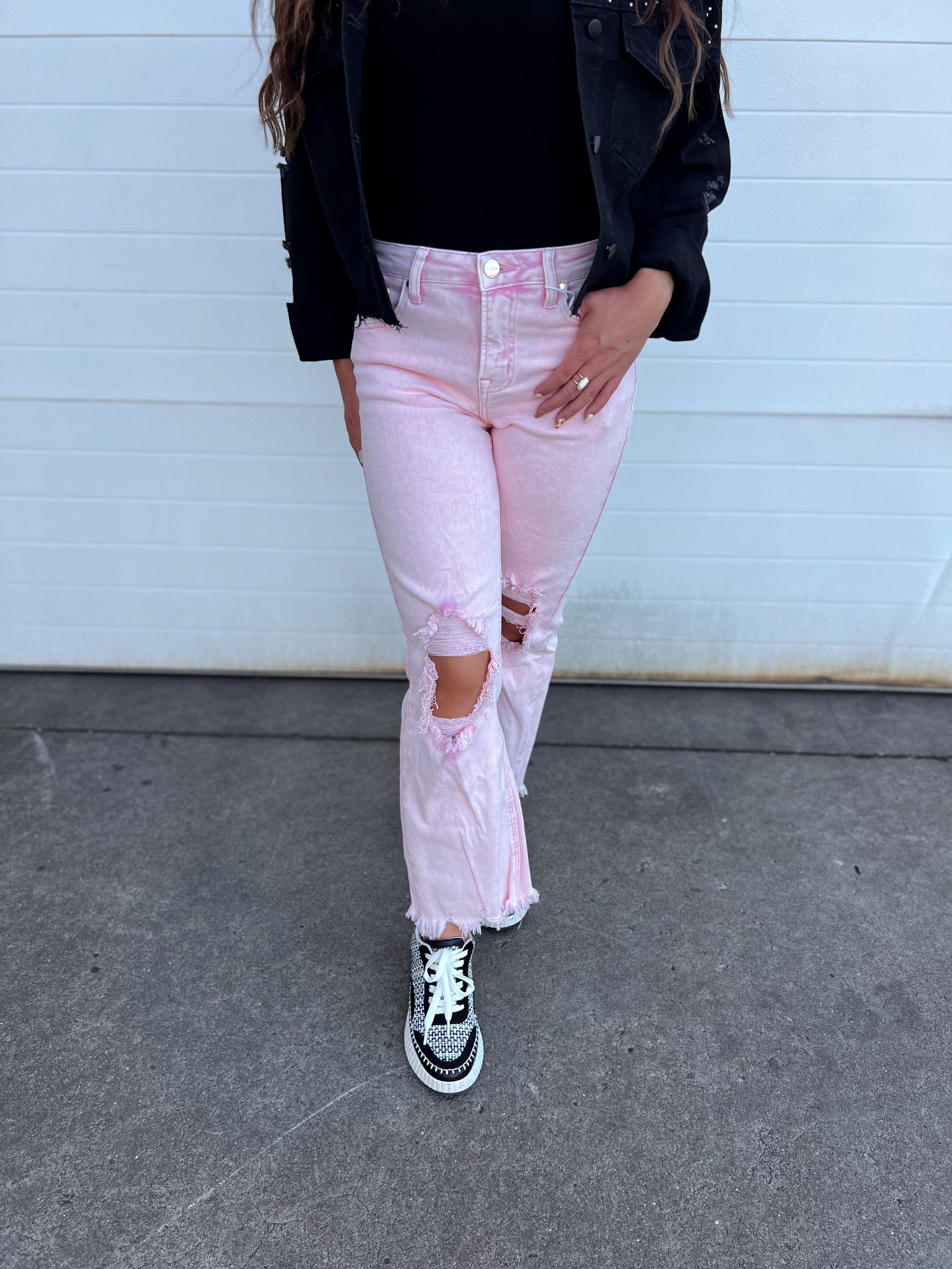 Pink Polly Jeans Turquoise Traveler