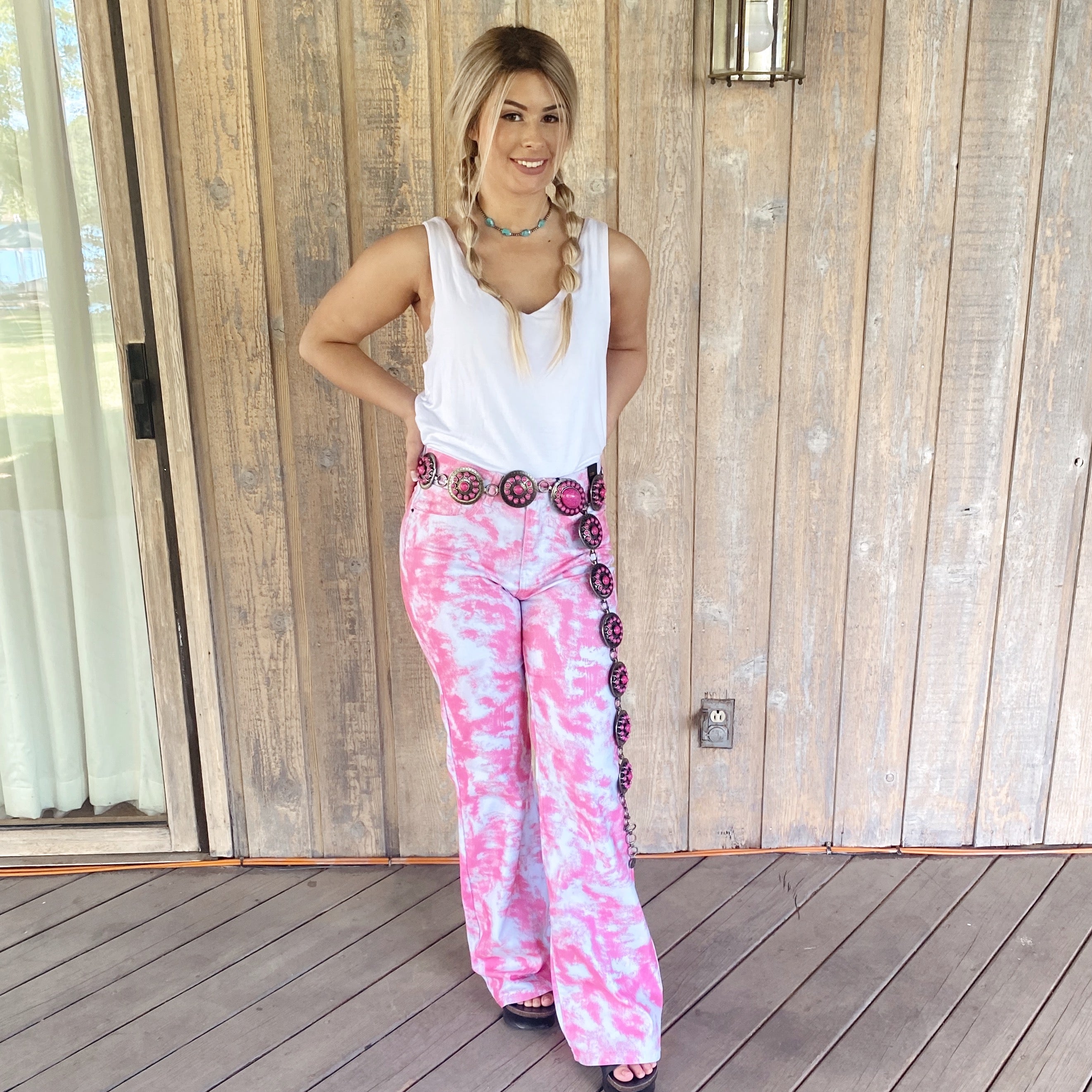 Pink Tie Dye Bells L&B