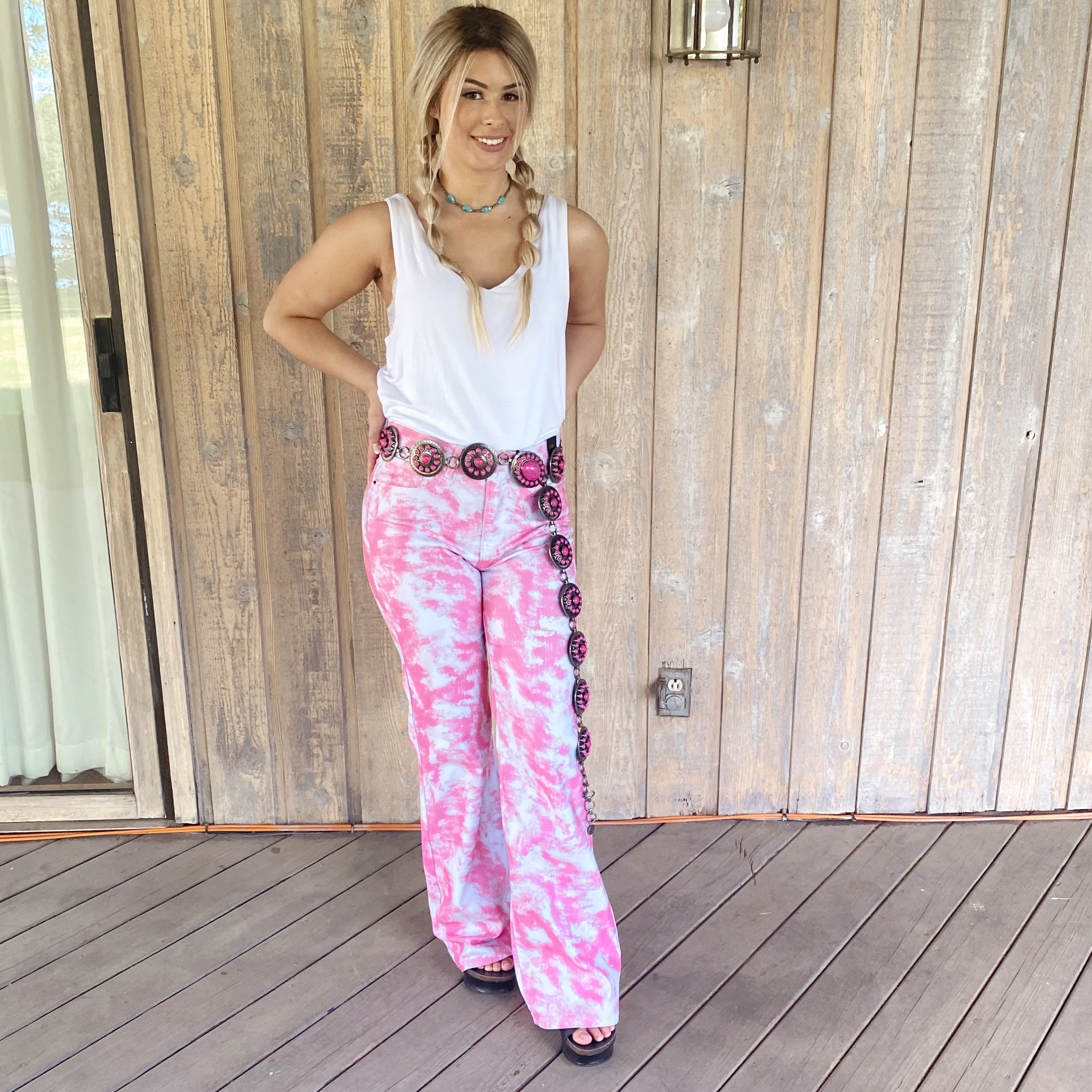 Pink Tie Dye Bells L&B
