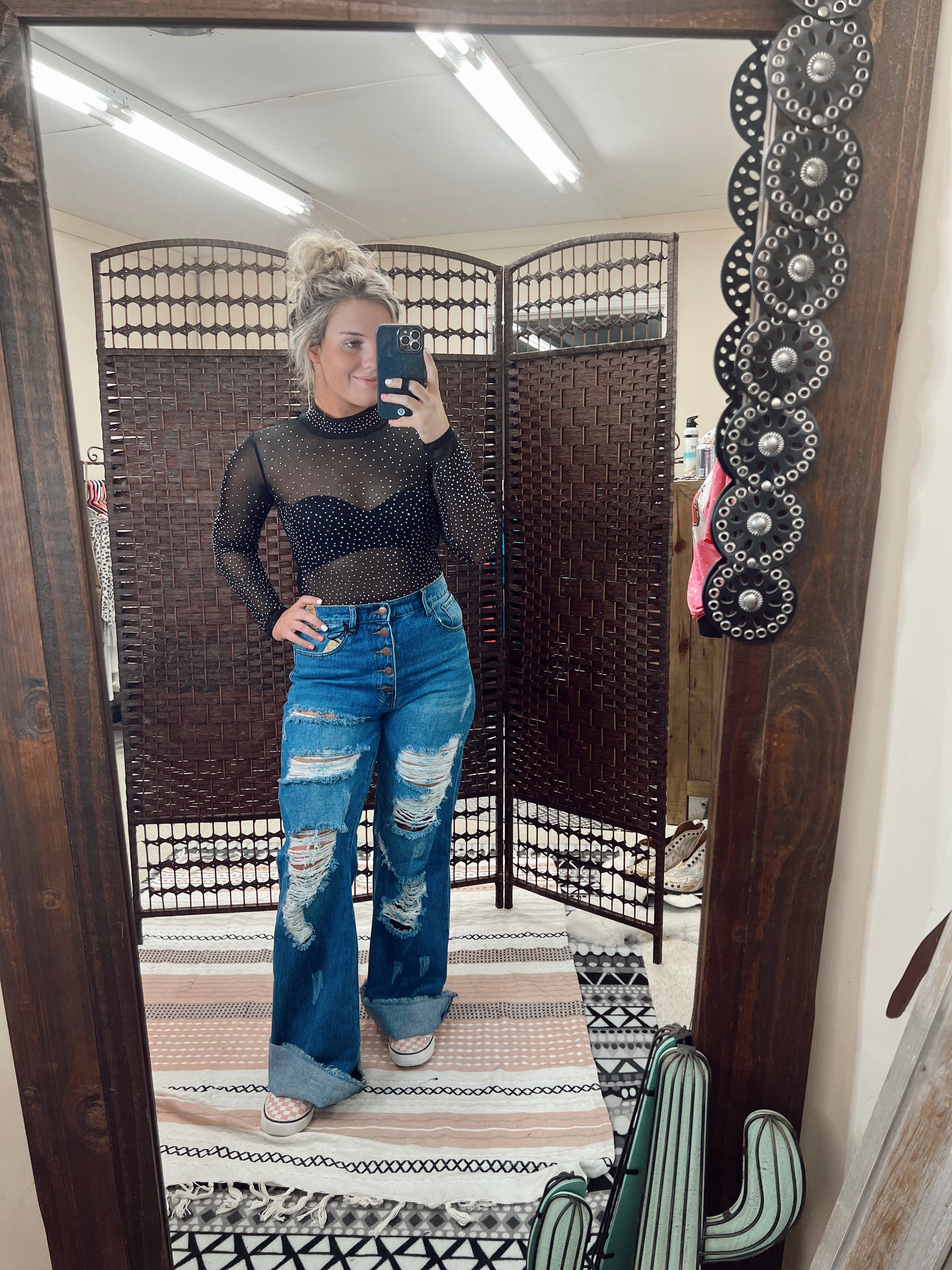 Ranchy Wife Jeans Turquoise Traveler
