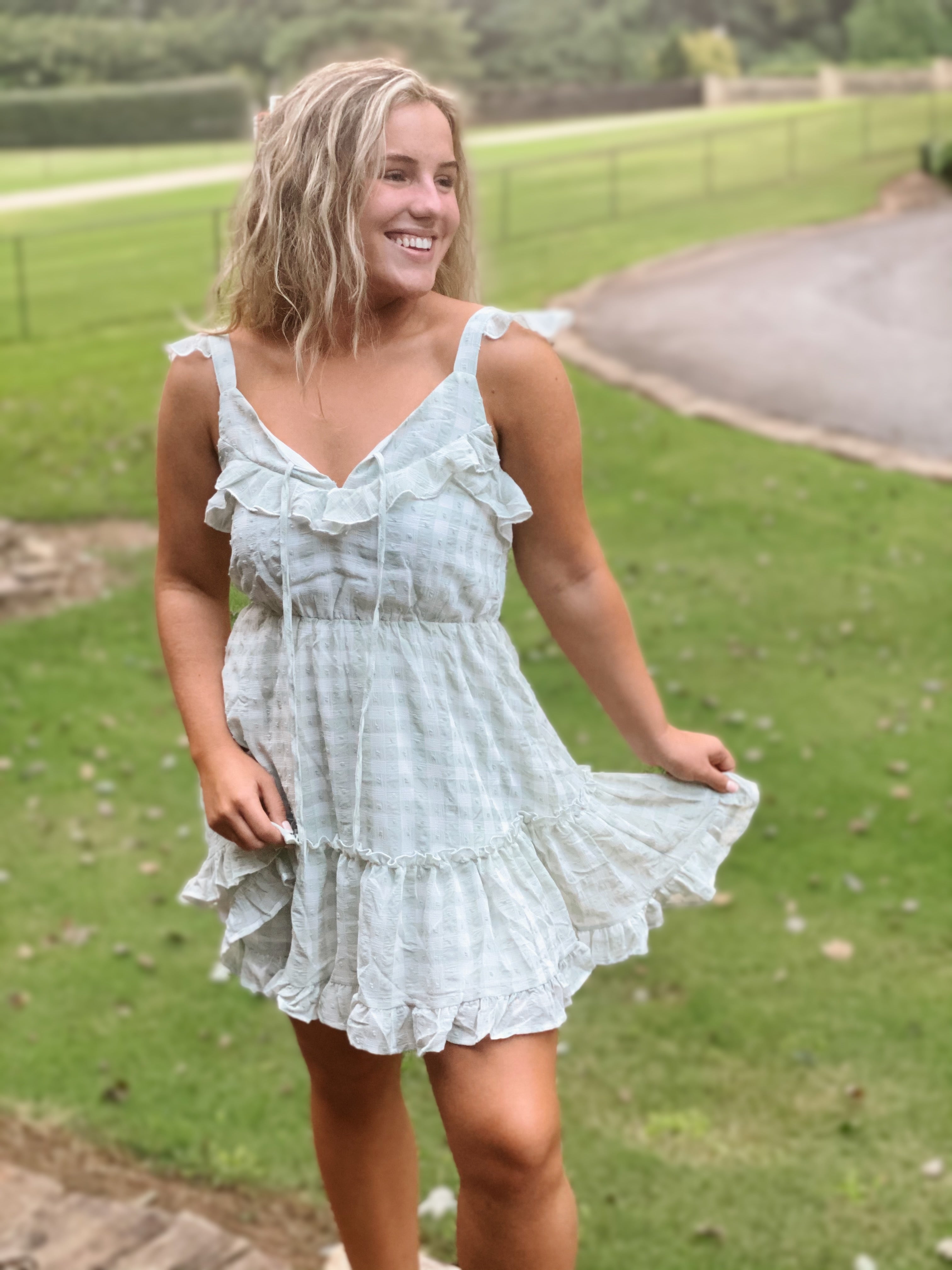 Sundown Sundress Turquoise Traveler