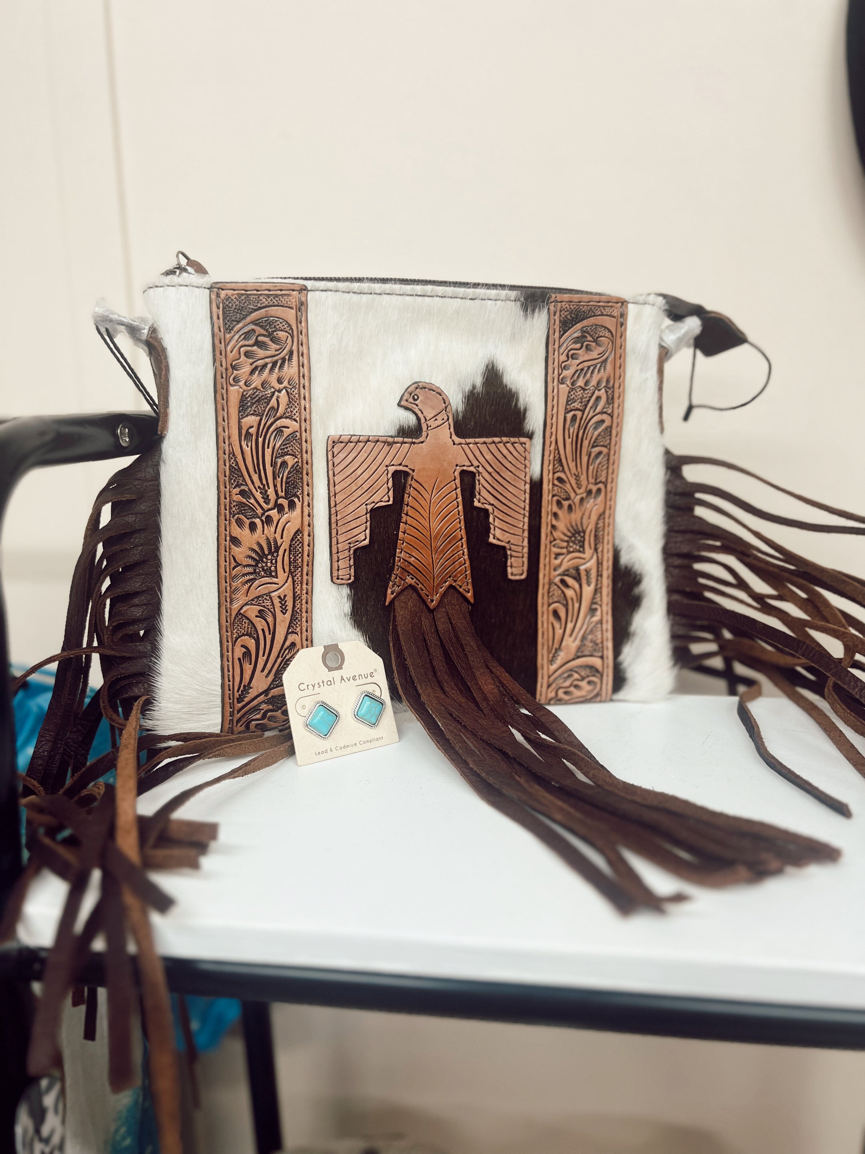 Thunderbird Crossbody Bag Turquoise Traveler