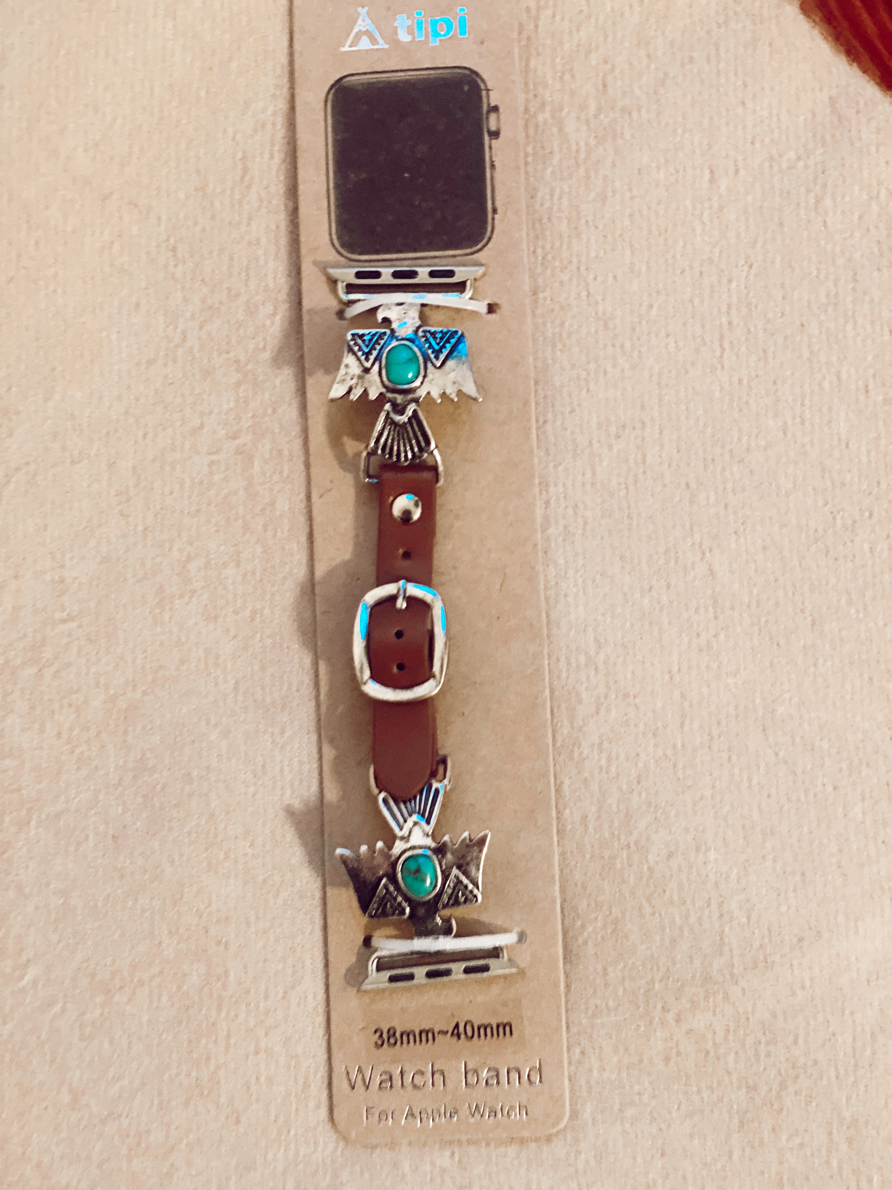 Thunderbird Watch Band Turquoise Traveler
