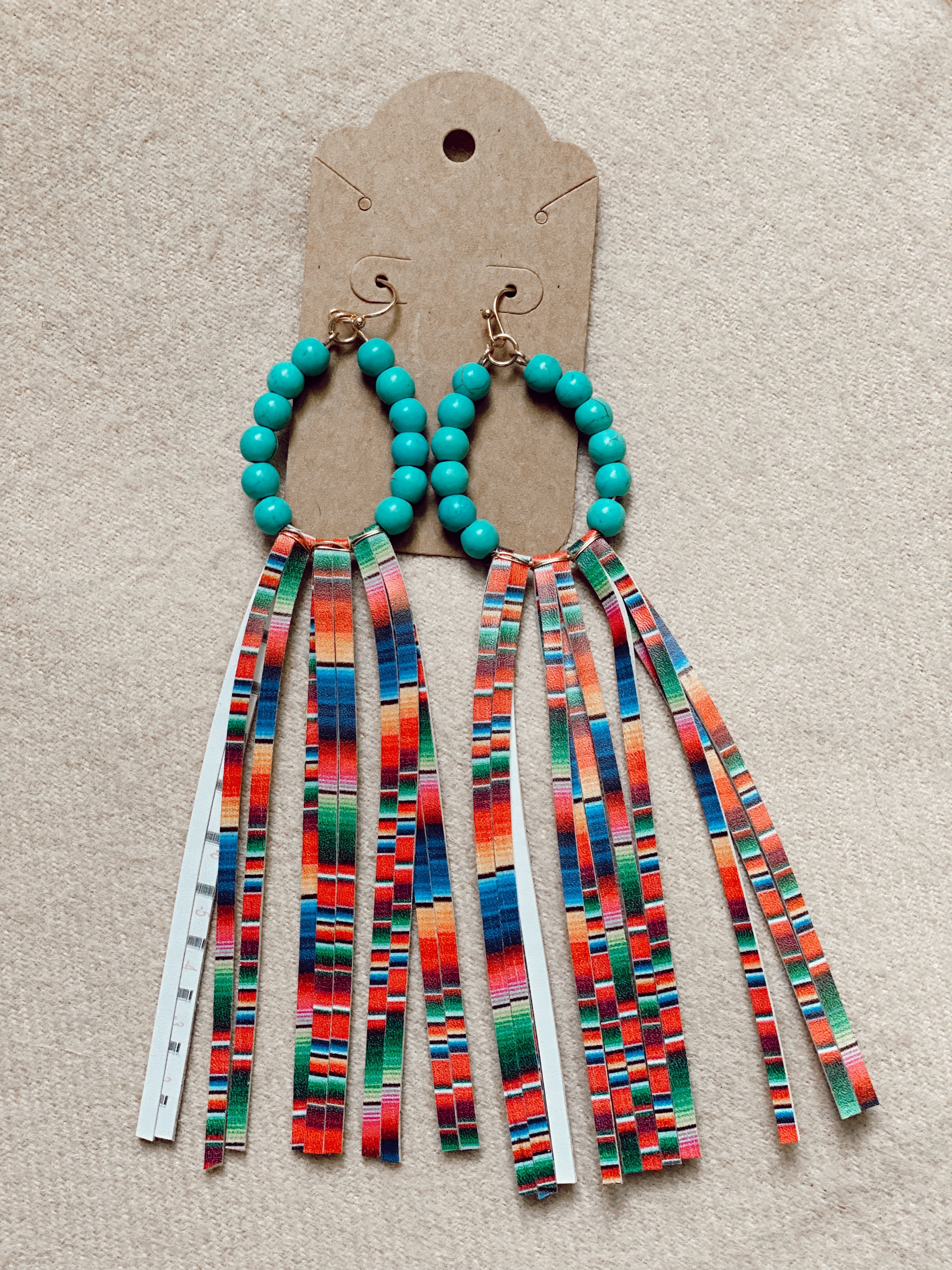 Turquoise & Aztec Earrings Turquoise Traveler