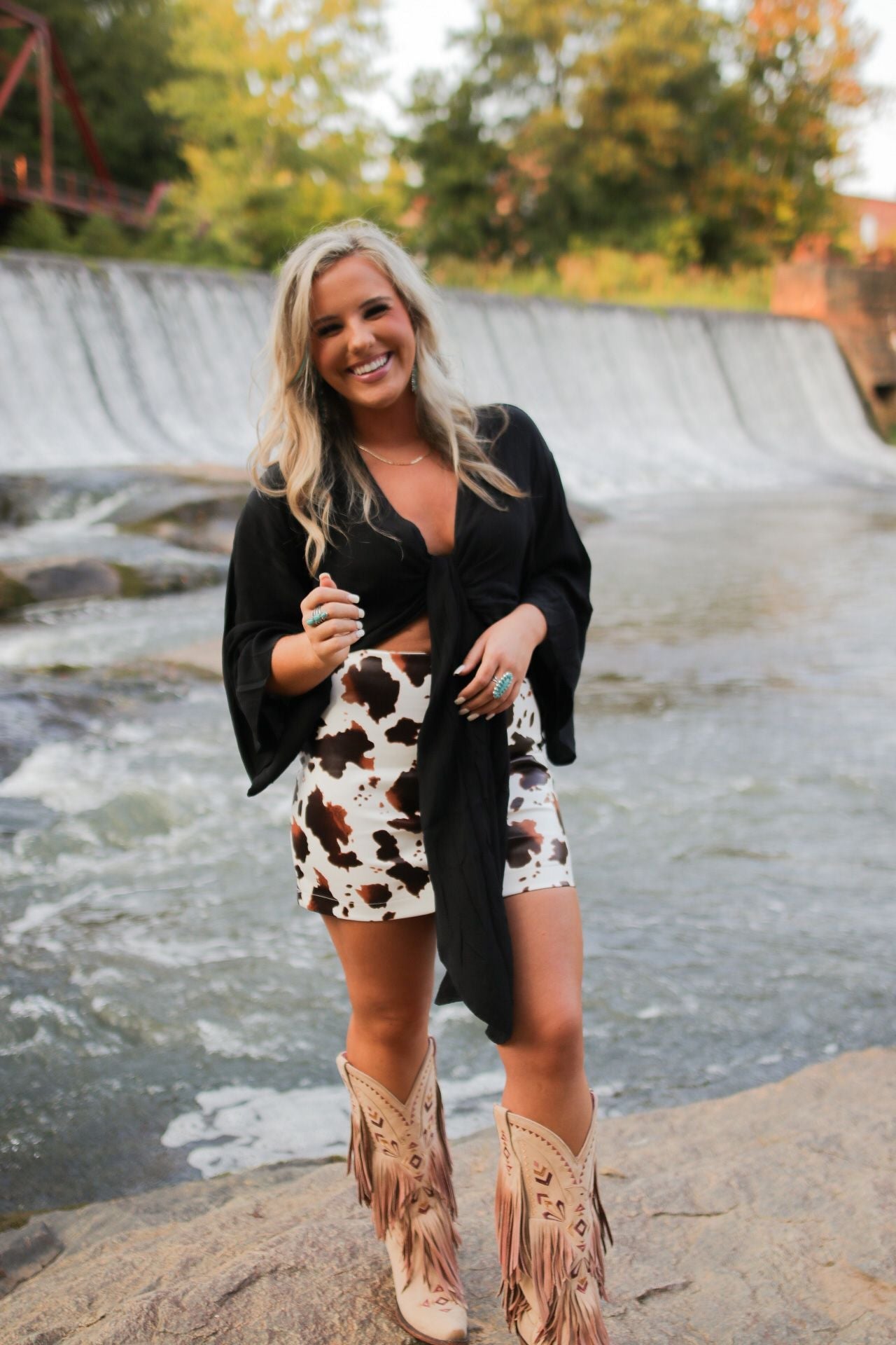 Wanna Be A Cowboy Baby Skirt Turquoise Traveler