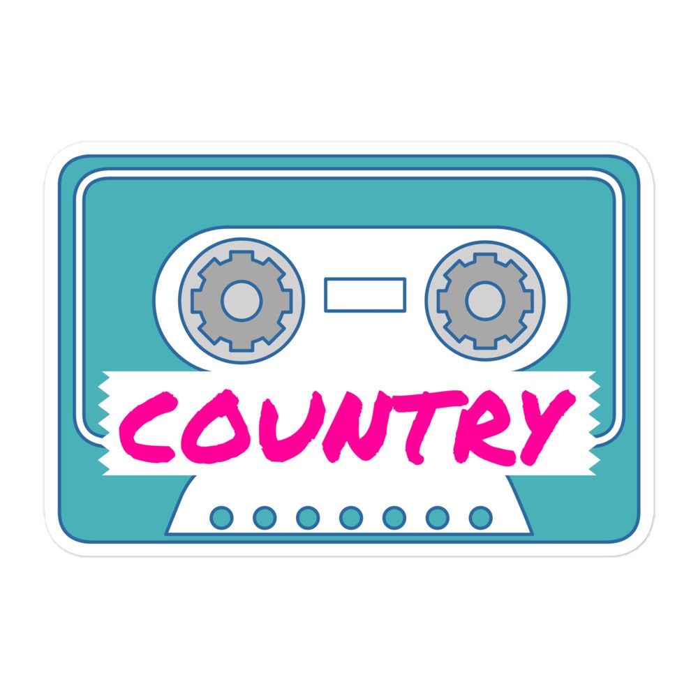 Country Music Sticker Turquoise Traveler 5.5x5.5 
